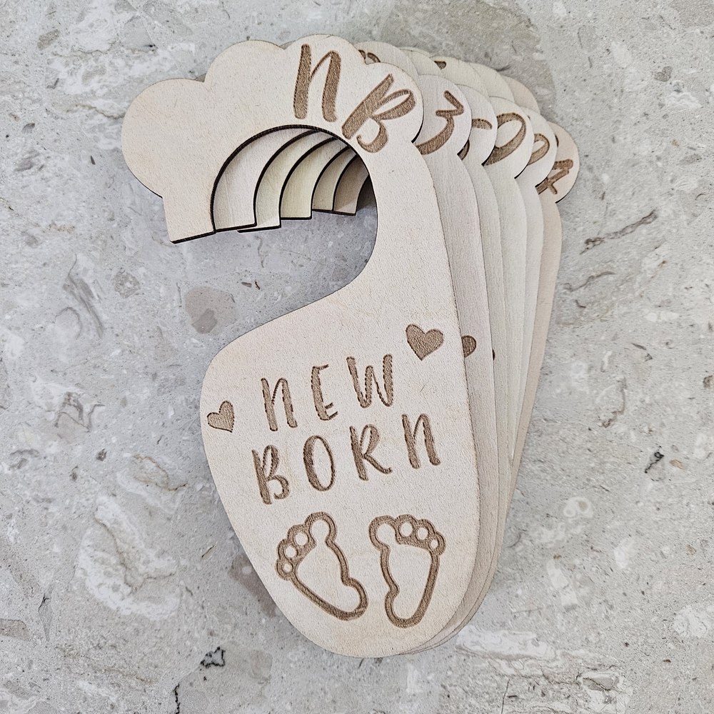 Wooden Newborn Closet Dividers